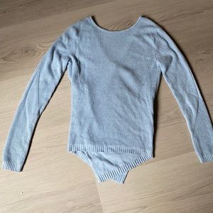 New light blue Lululemon knit sweater